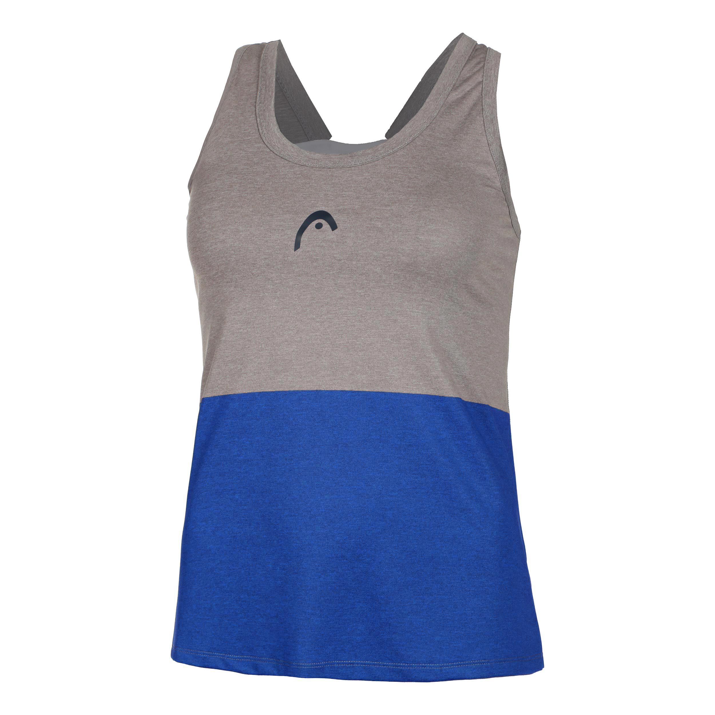 HEAD Play Tech Débardeur Tank Top Femmes - Bleu , Gris