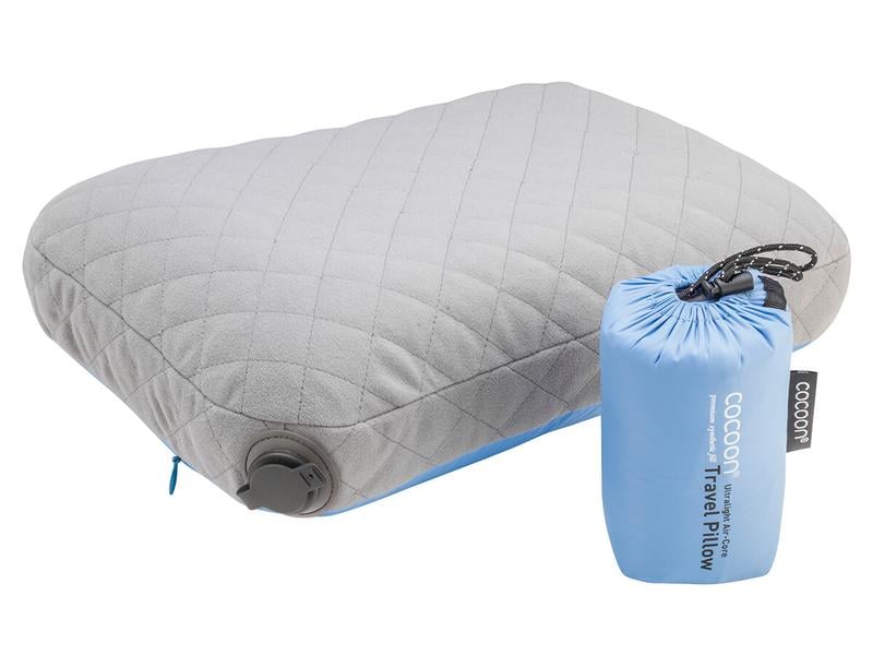 cocoon Reisekissen Air-Core Pillow Ultralight, Blau, 35 cm Reisekissen