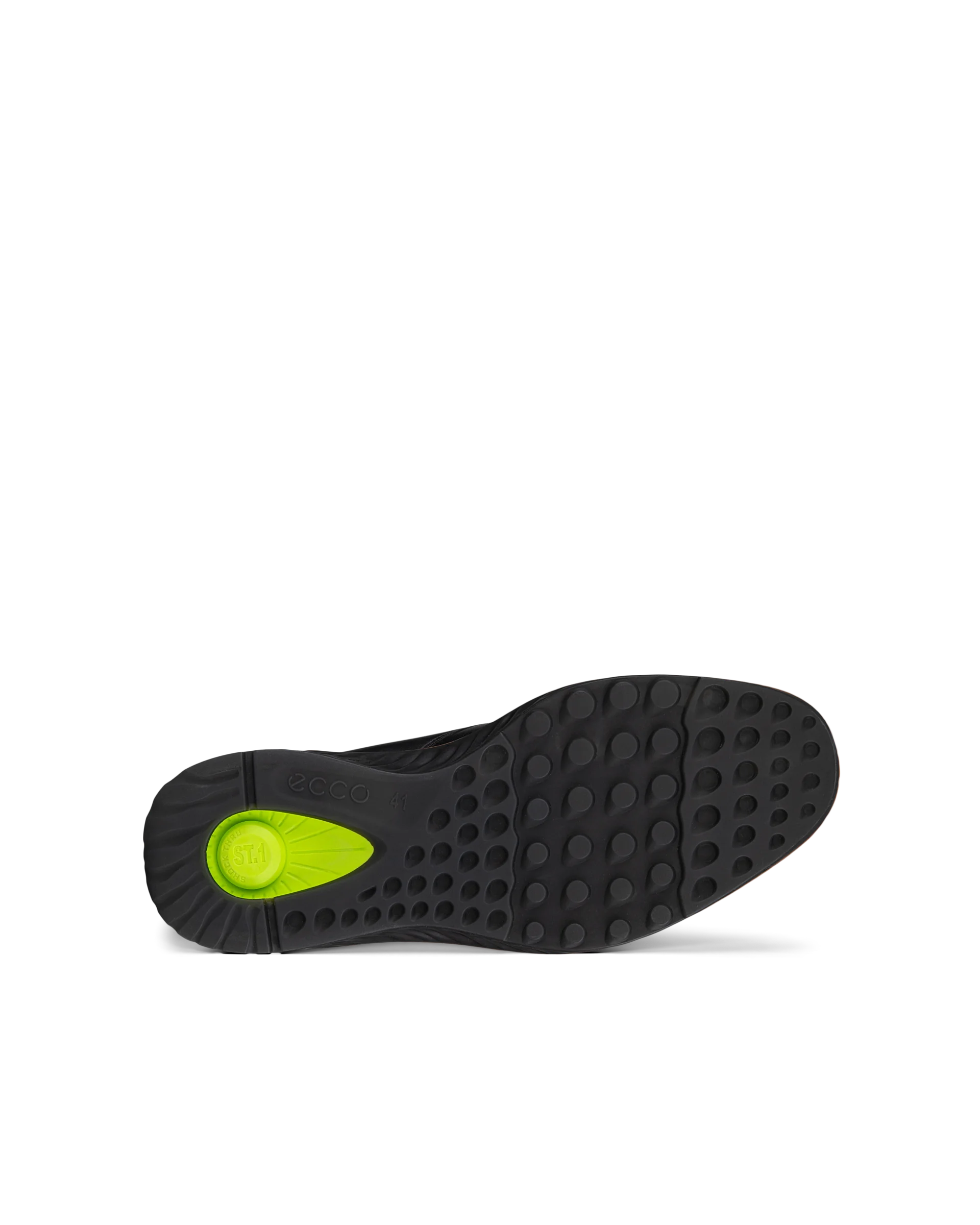 ECCO ST.1 HYBRID Herren Derbyschuhe aus Leder Schwarz