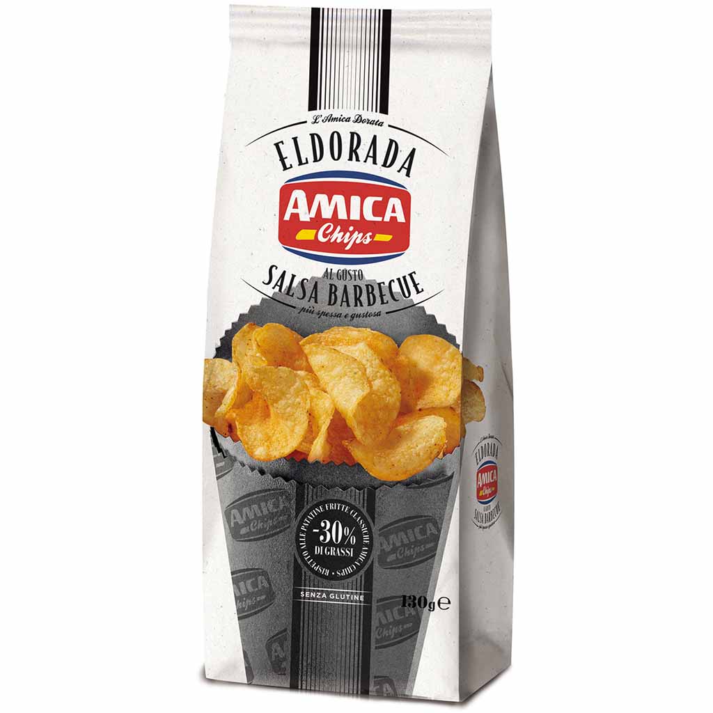 Amica Chips Eldorada Salsa Barbecue 130g MHD:26.4.25