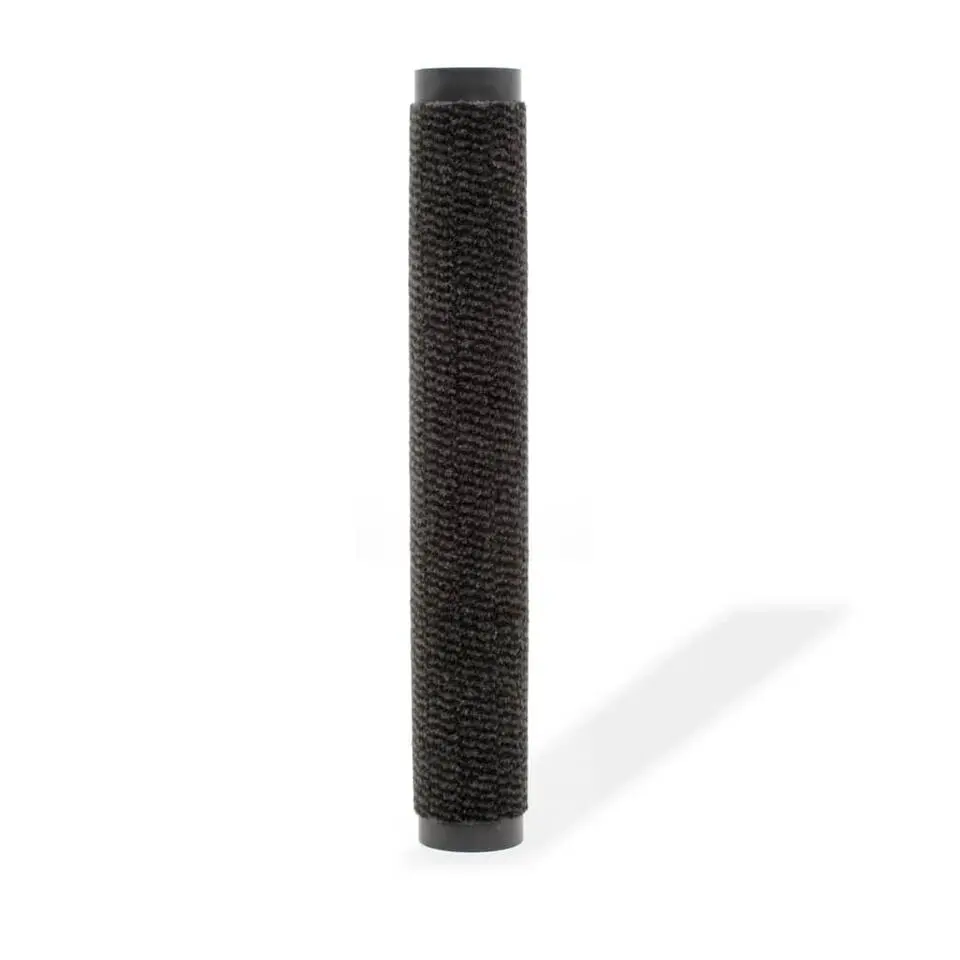 vidaXL - Deurmat - Zwart - Stof - 120 x 180 cm