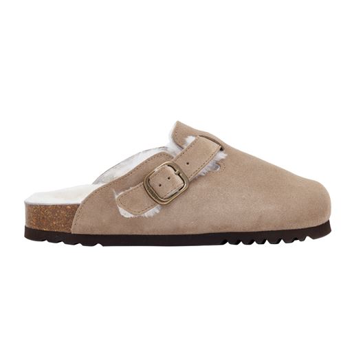 Scholl Fae Clogs, Dark Beige, 42