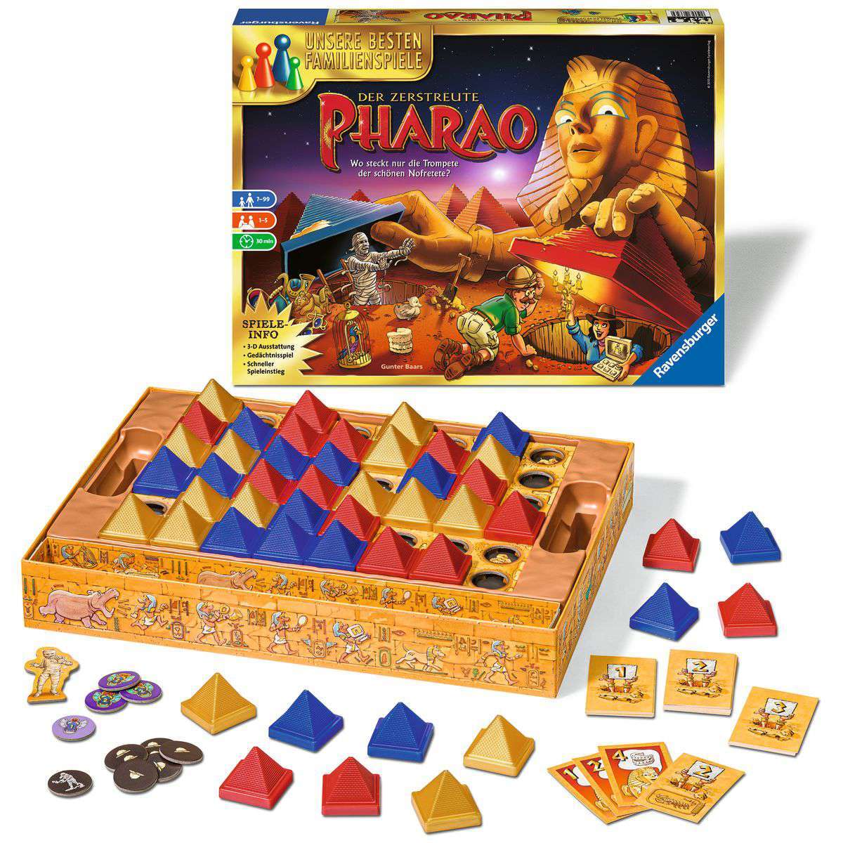 Ravensburger Spiel Der zerstreute Pharao