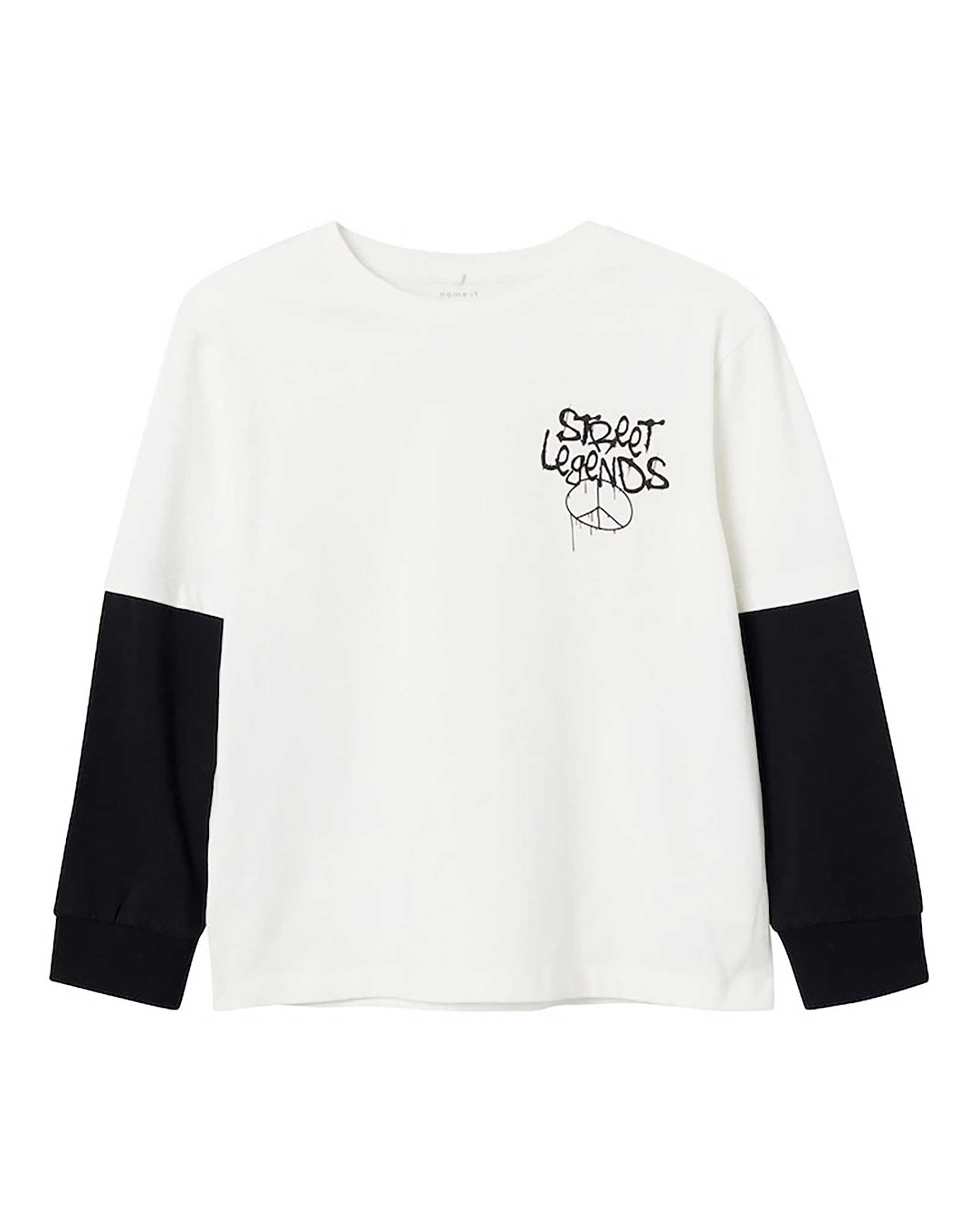 Langarmshirt NKMBOJONES STREET LEGENDS in jet stream