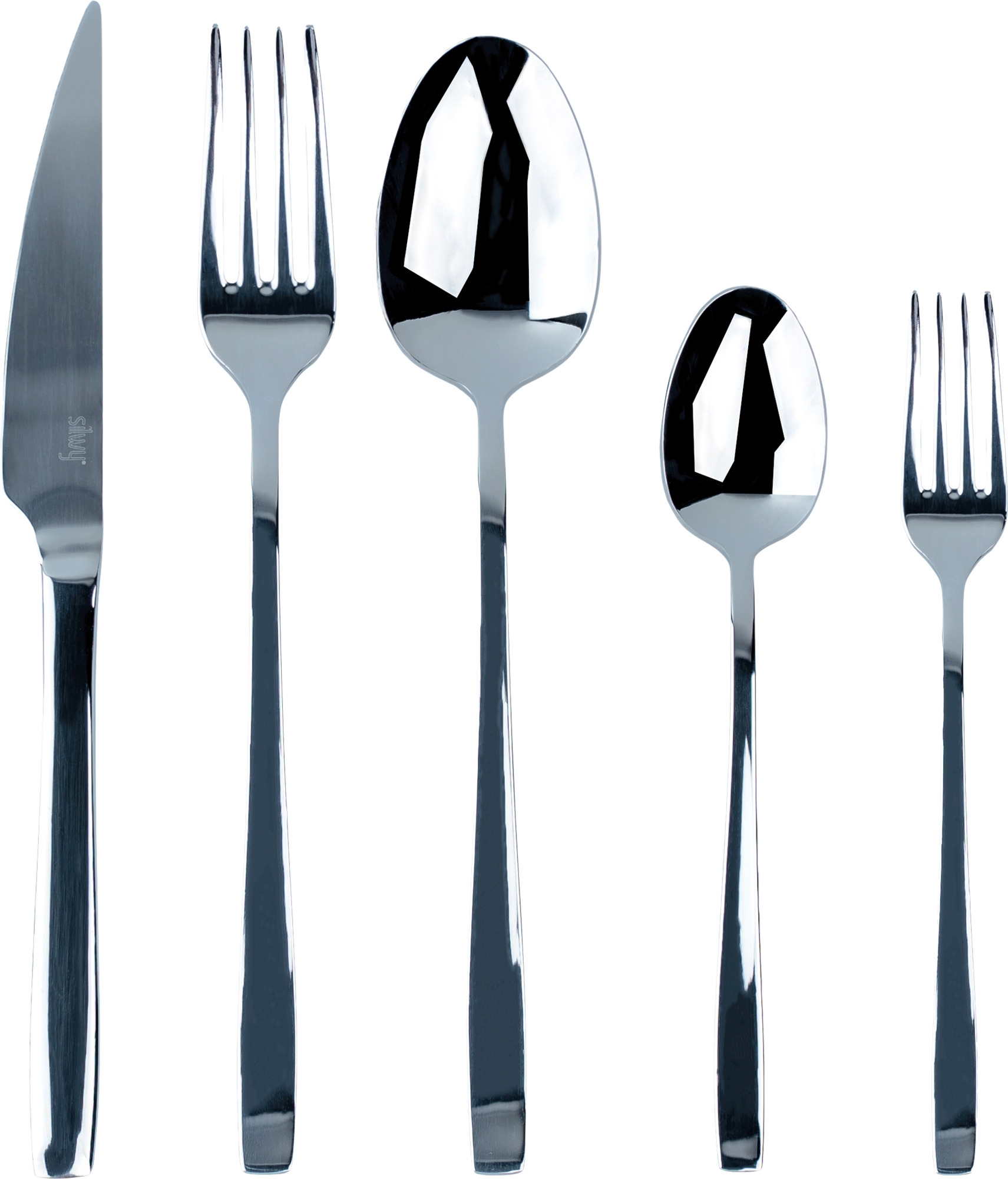 Edelstahl Reisebesteck-Set - 5-teilig