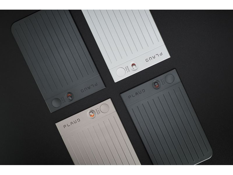 Plaud Diktiergerät Note AI Voice Recorder Silber ChatGPT Powered AI-Voice-Recorder