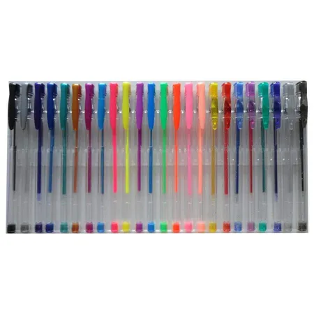 Stylex Gelschreiber 24 Stück je 8x Metallic, Neon, Glitter