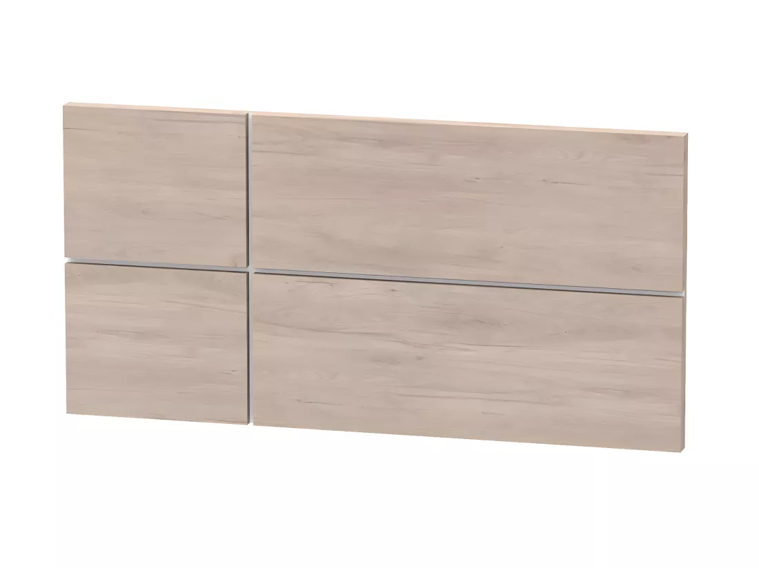 Tête de lit enfant coloris effet bois/blanc - Hauteur 50 x Longueur 100 x Profondeur 3.2 cm
