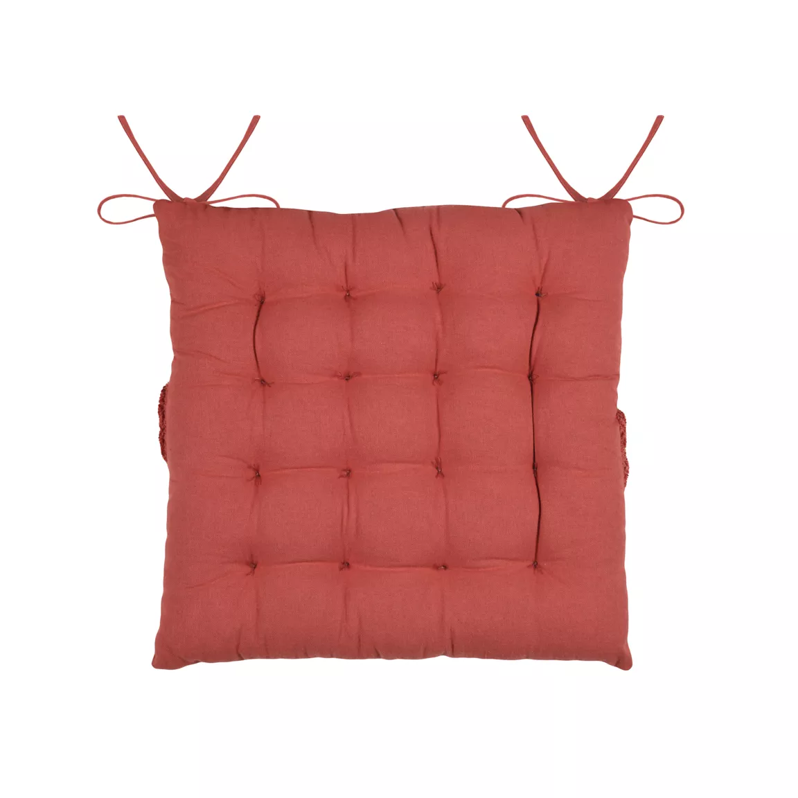 Coussin de chaise carré coton (38 x 38 cm) Aswan Multicolore
