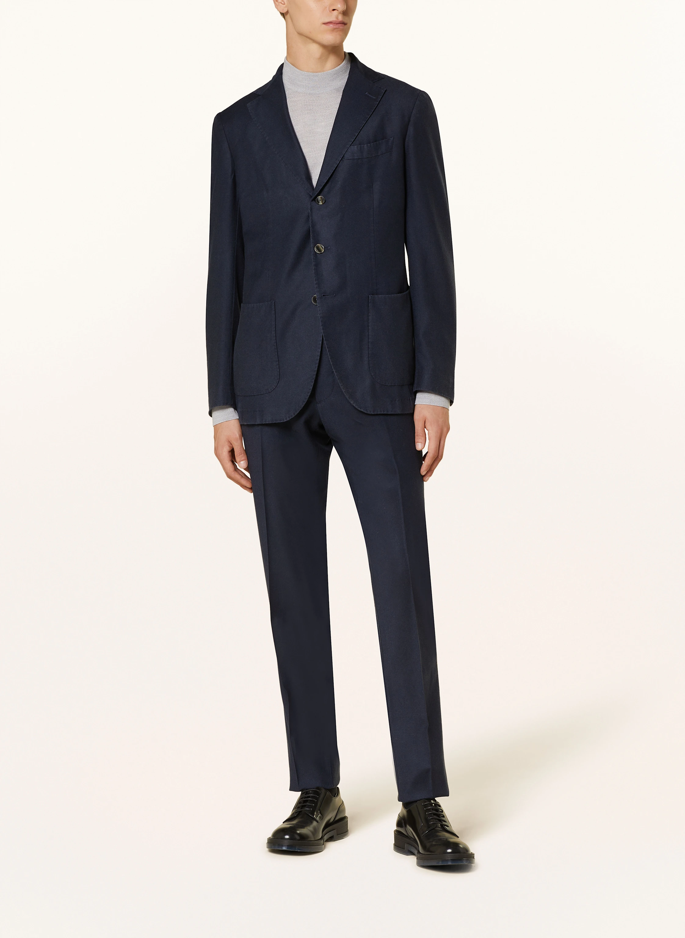SANTANIELLO Flanell-Anzug Extra Slim Fit