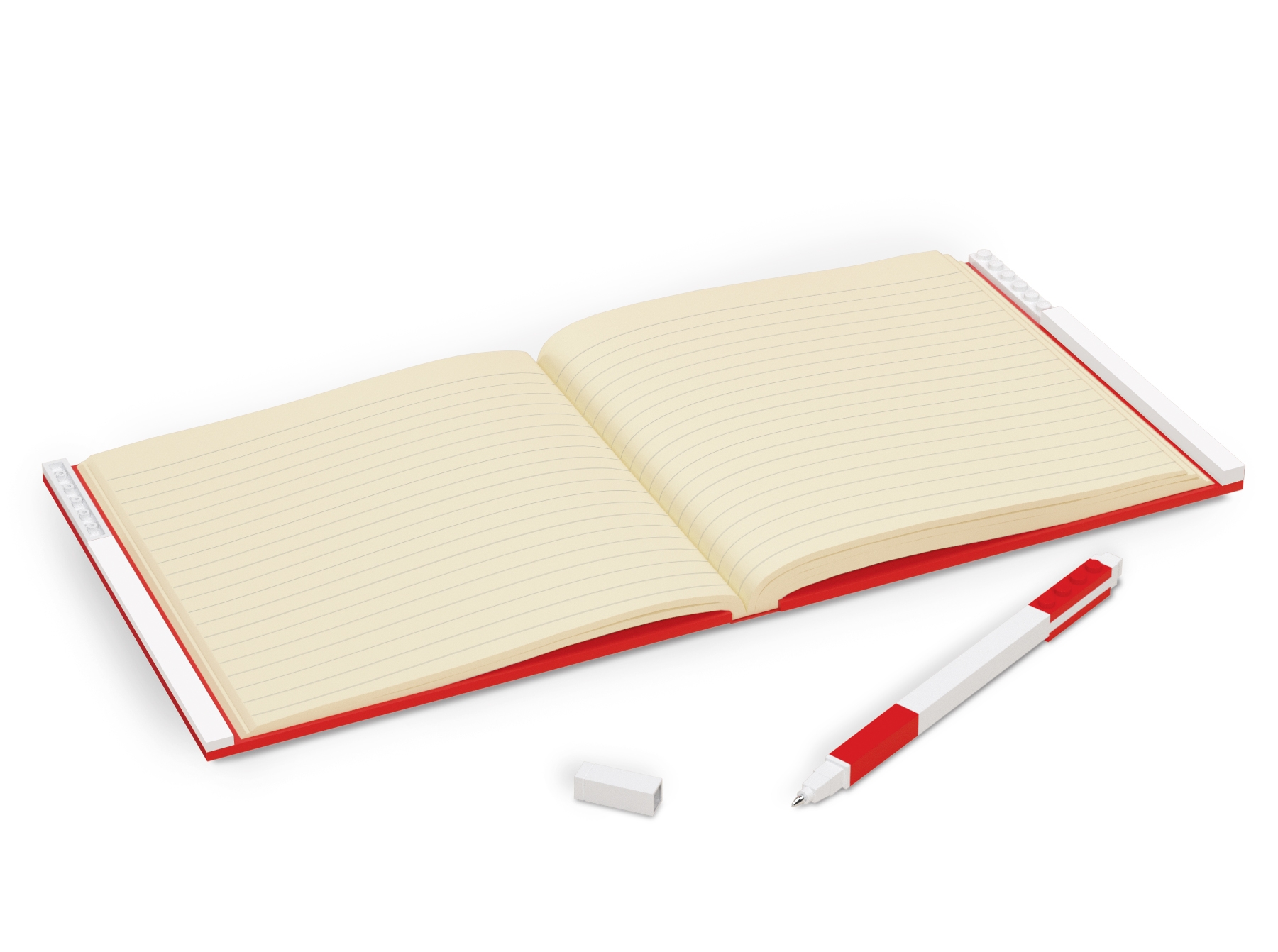 Caderno e caneta de tinta gel – vermelha 5007239