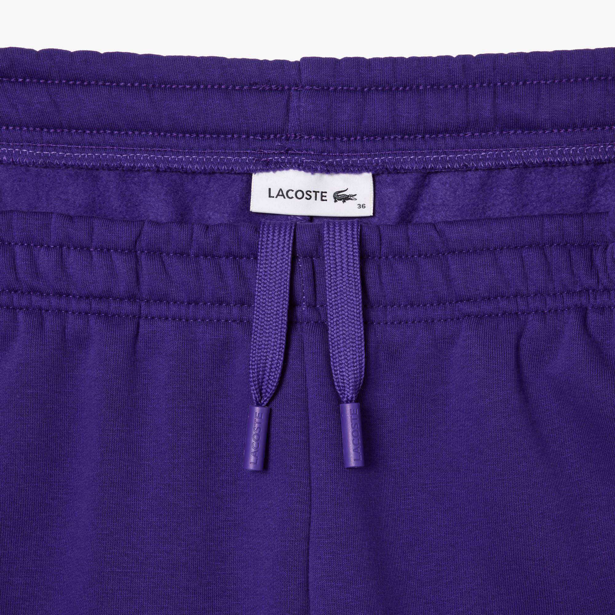 Pantalon de survêtement Jogger en molleton gratté Pantalons de survêtement - Violet - Lacoste - Femme