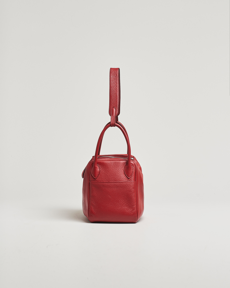 Hermès Pre-Owned Lindy 30 Bag Taurillon Clemence Leather Red