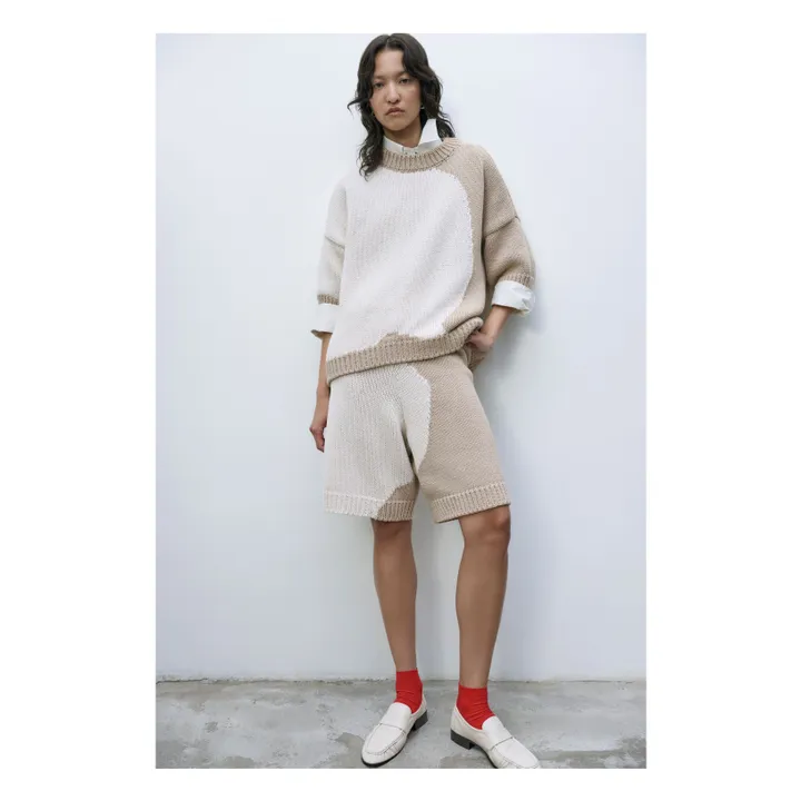 Cordera Short Bicolore | Ecru