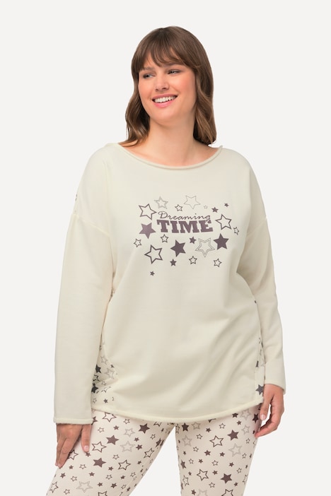 Loungewear-Sweater, Oversized, Rundhals, Langarm