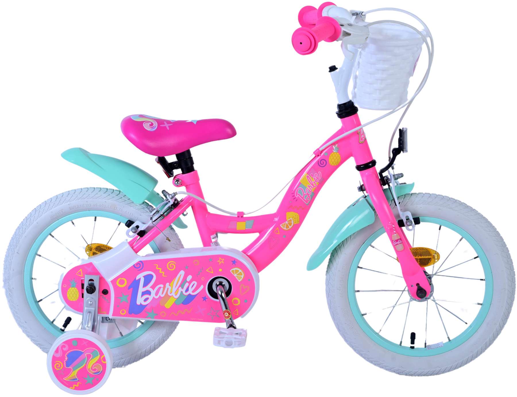 Kinderfahrrad Barbie Fahrrad in Rosa für Mädchen 14 Zoll Kinderrad