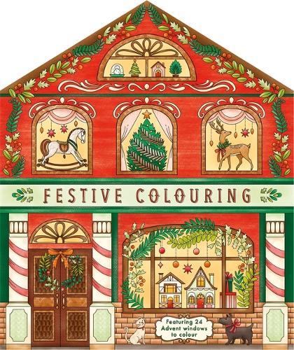 Festive Colouring - Mindful Colouring (Paperback)