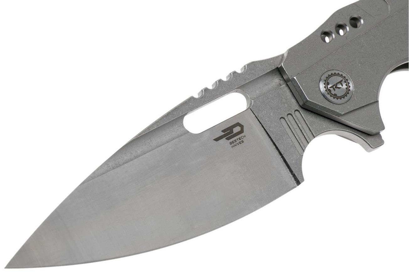 Bestech Shodan BT1910A Satin Stonewash zakmes, Todd Knife & Tool design