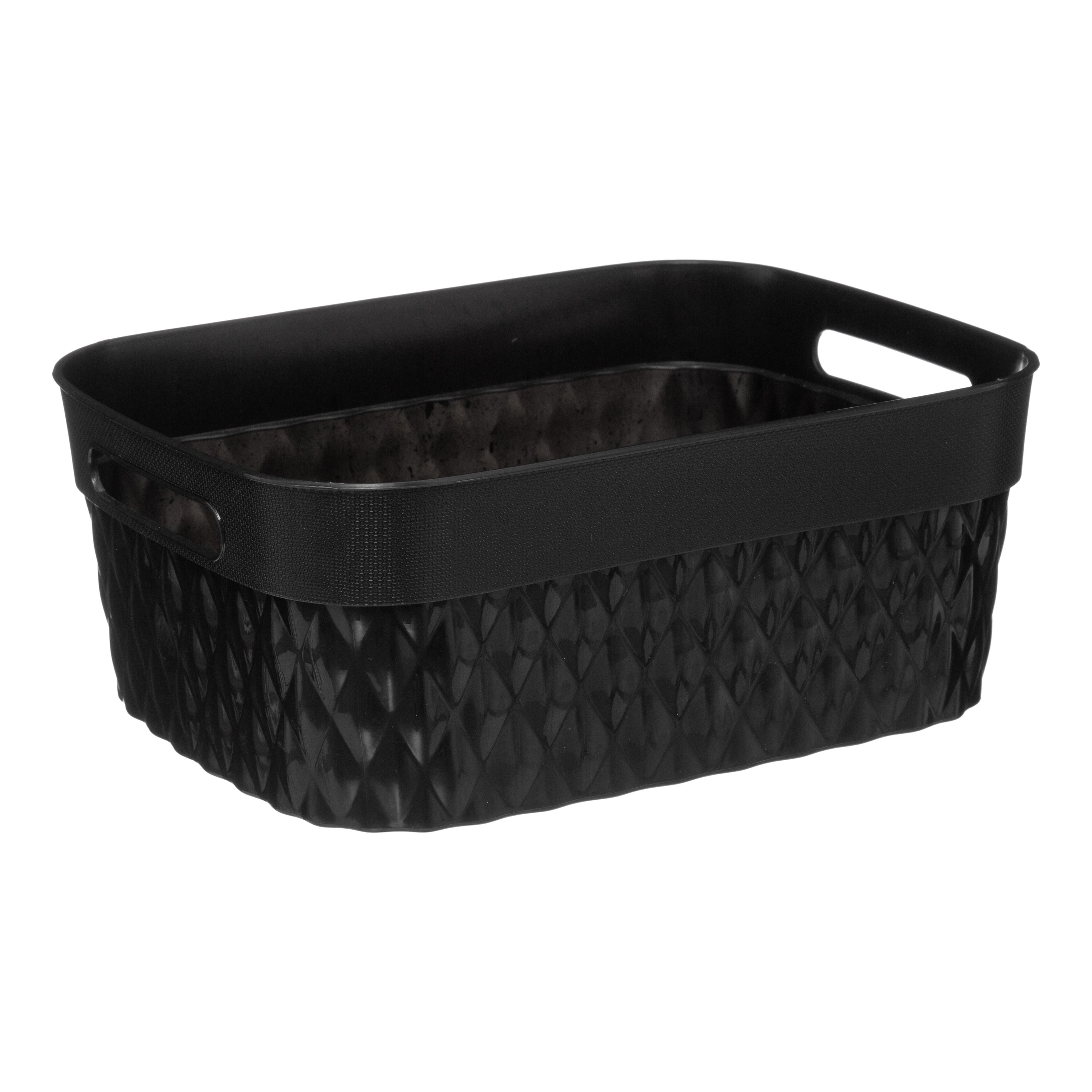 PANIER RECTANGLE 8.5L NOIR DISCO