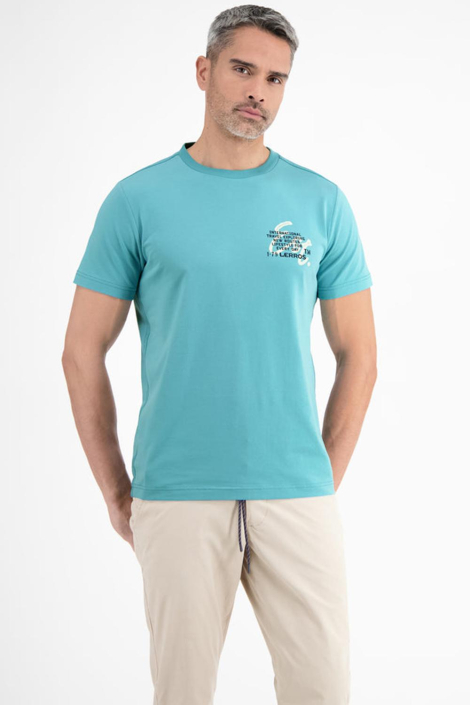 Lerros groene heren t-shirt