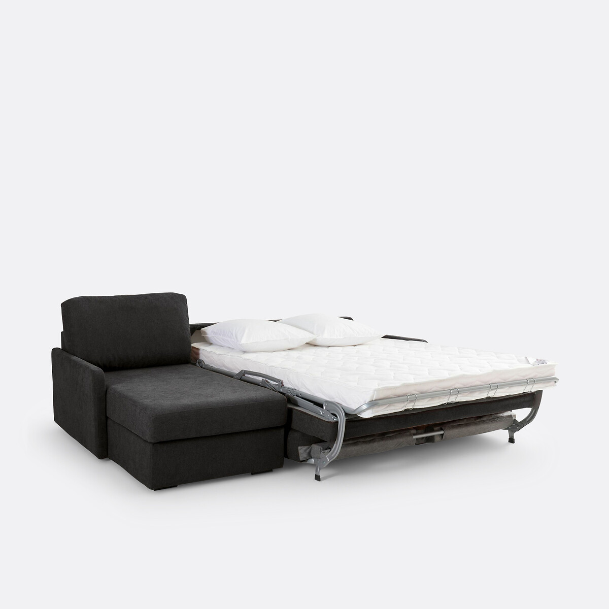 LA REDOUTE INTERIEURS<br>Sofá-cama de canto, tecido texturizado, Bultex Marta