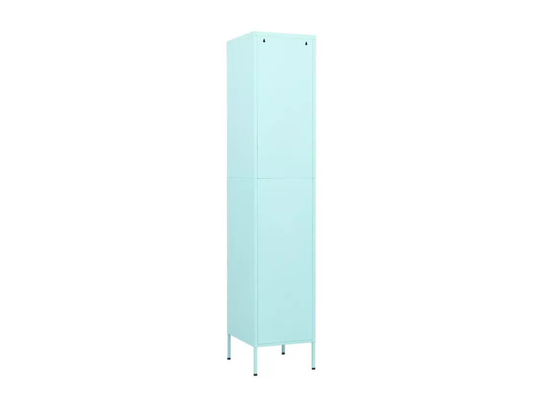 Armoire à casiers Vert menthe 35x46x180 cm Acier