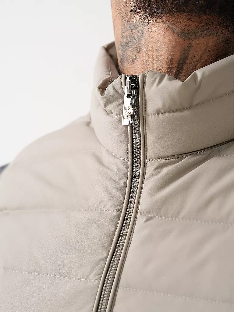 EMPORIO ARMANI Daunen Steppgilet grau