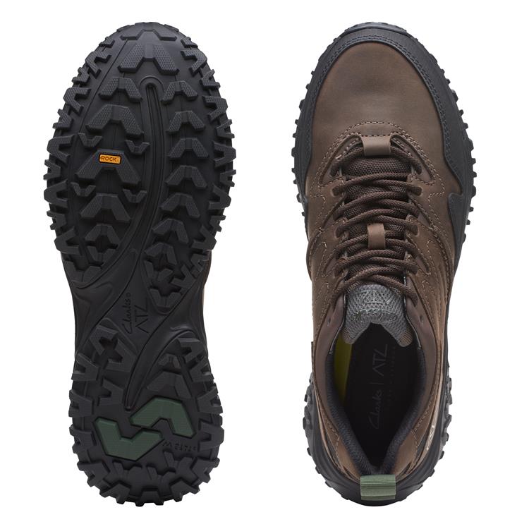 Clarks ATL WALK GO WP dark brown lea