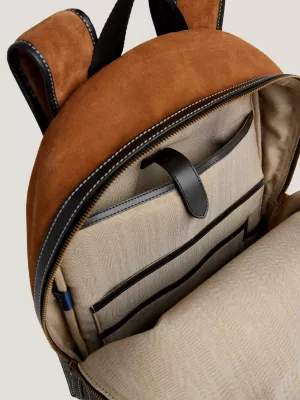 Mochila TH Monogram Suede Dome