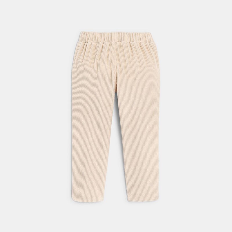 Pantalon bébé fille velours côtelé Catimini Blanc