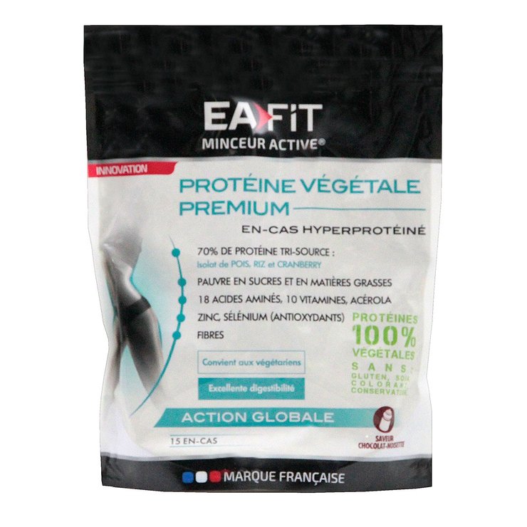 Proteine végétale chocolat noisette 450g