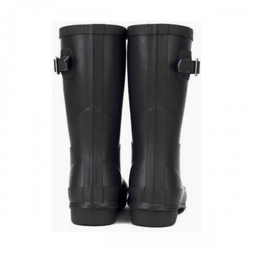 Botas de chuva curtas femininas, pretas