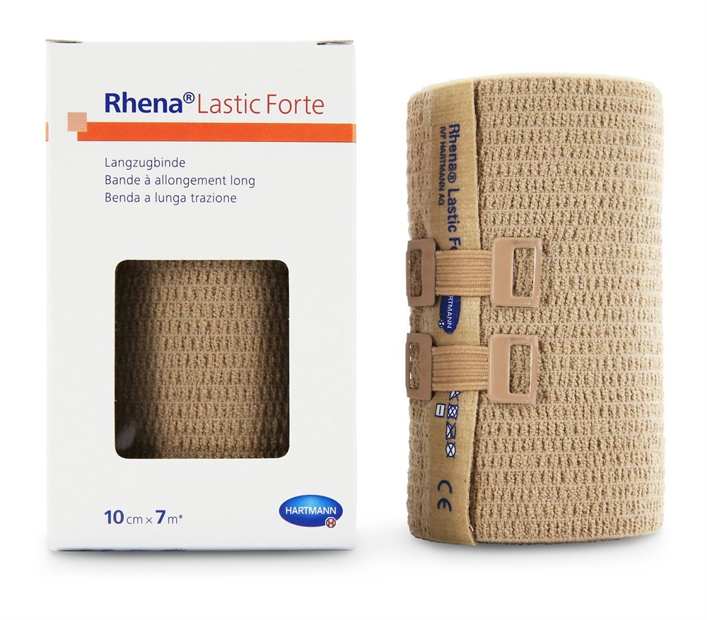 Rhena Lastic Forte 10cmx7m hautfarbig 10 Stk