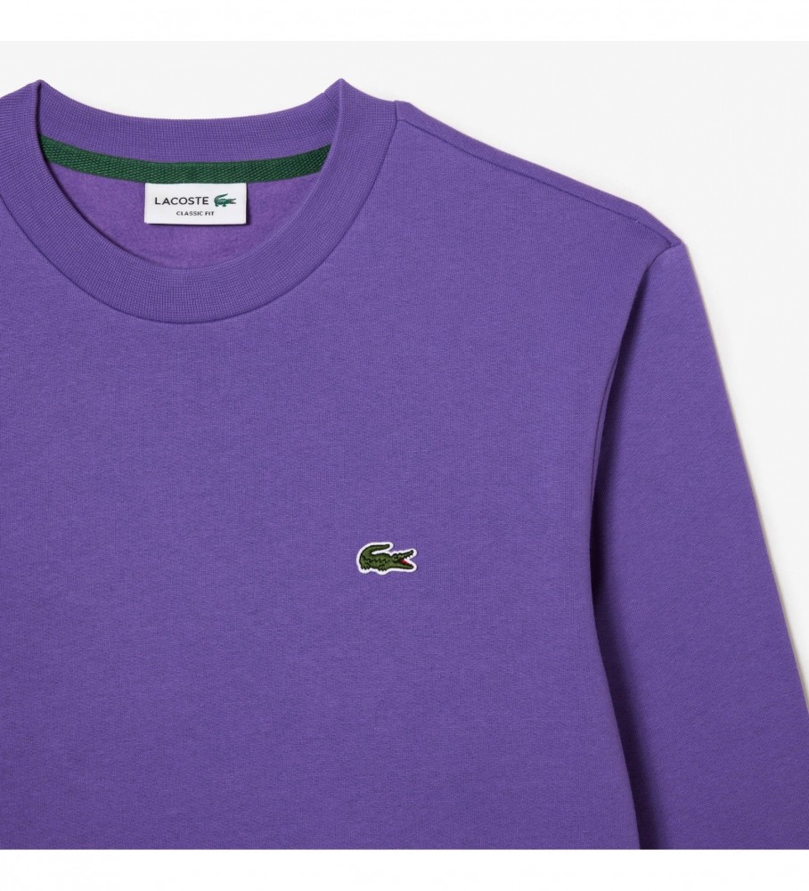 Moletom Lacoste Jogger em algodão orgânico, lilás