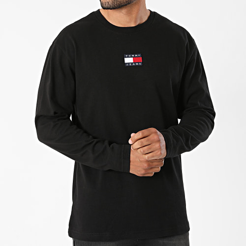 Tee Shirt Manches Longues Tommy Badge 0932 Noir