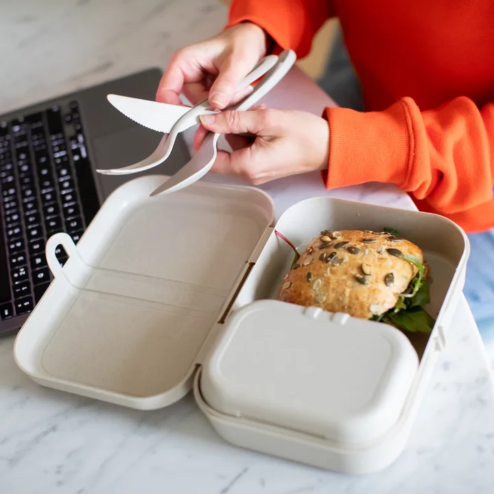Koziol - Pascal S Lunchbox, nature flower blue