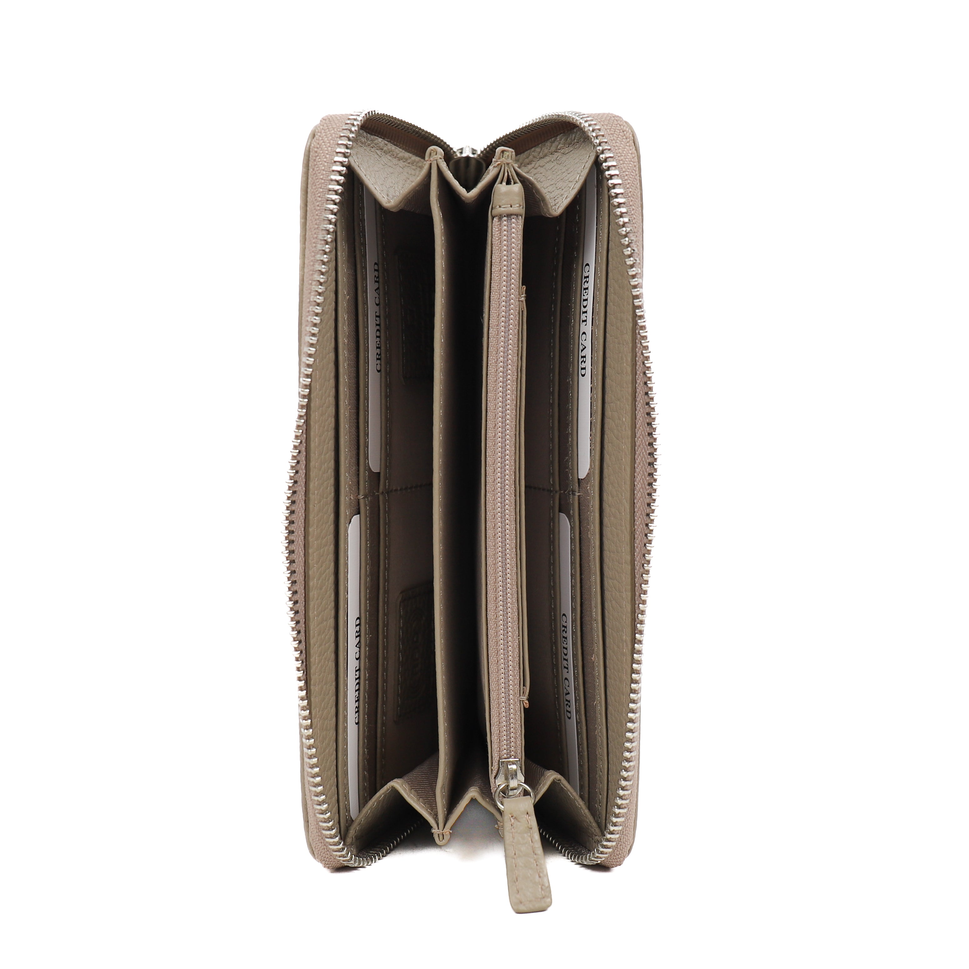 Ritsportemonnee 'Mykki' Silver Mink Silver Mink