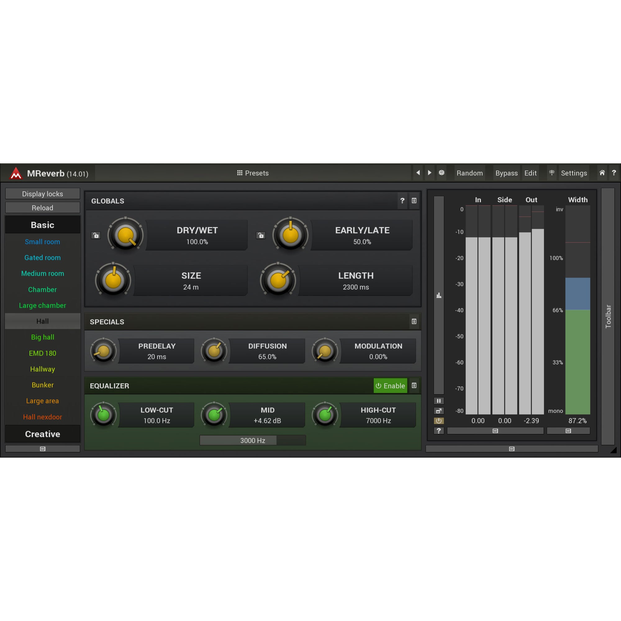 MeldaProduction MReverb (download)