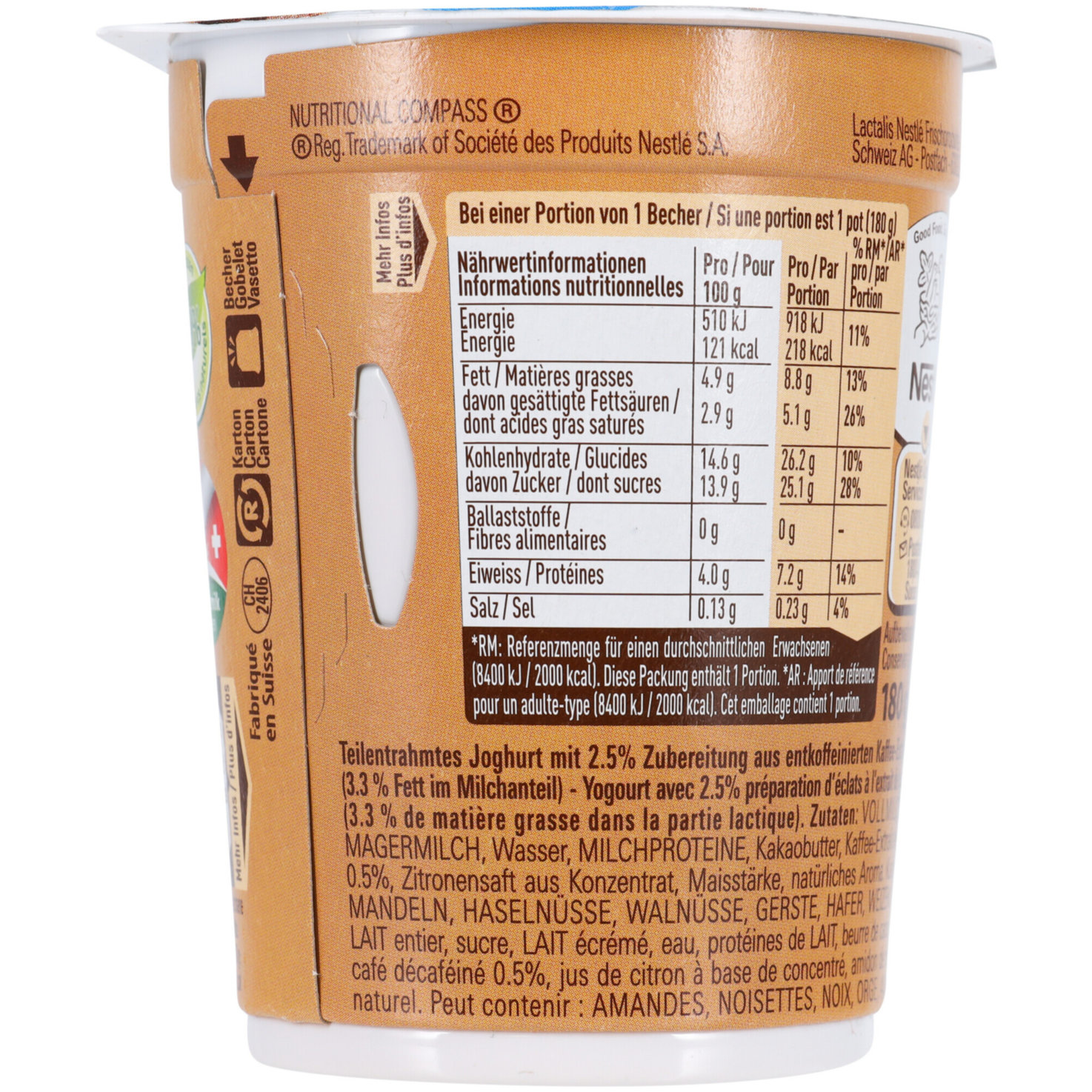 Hirz Joghurt Mocca 2x180g