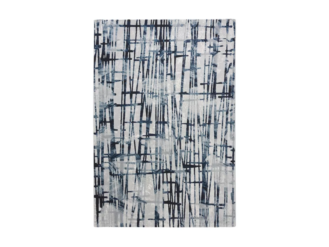 Tapis de bain / tapis de chevet SERIE HISA BLUE 05