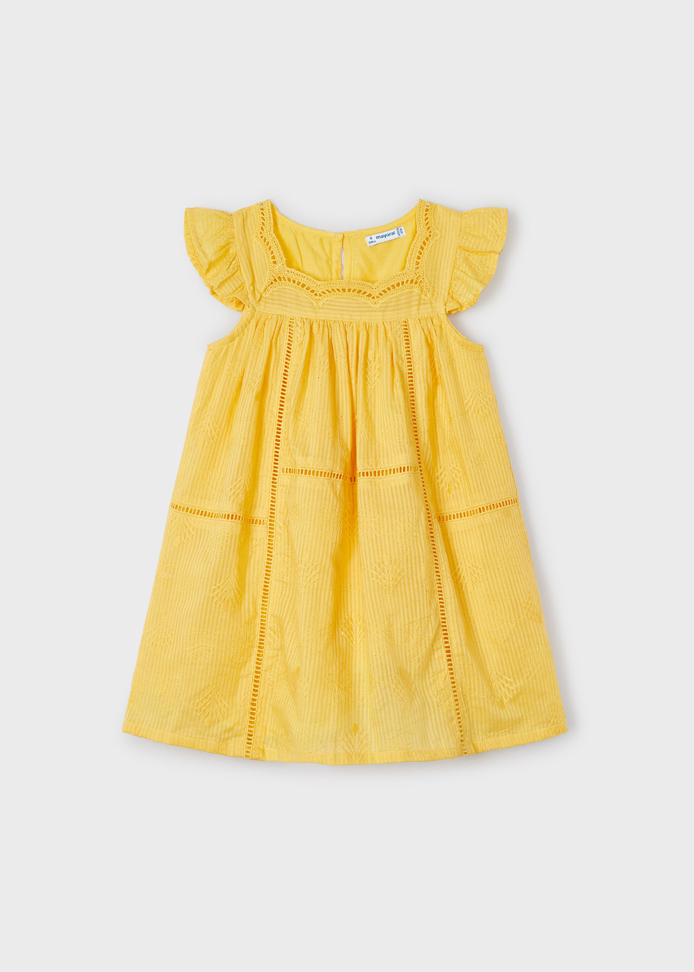Vestido bordado Better Cotton para meninas