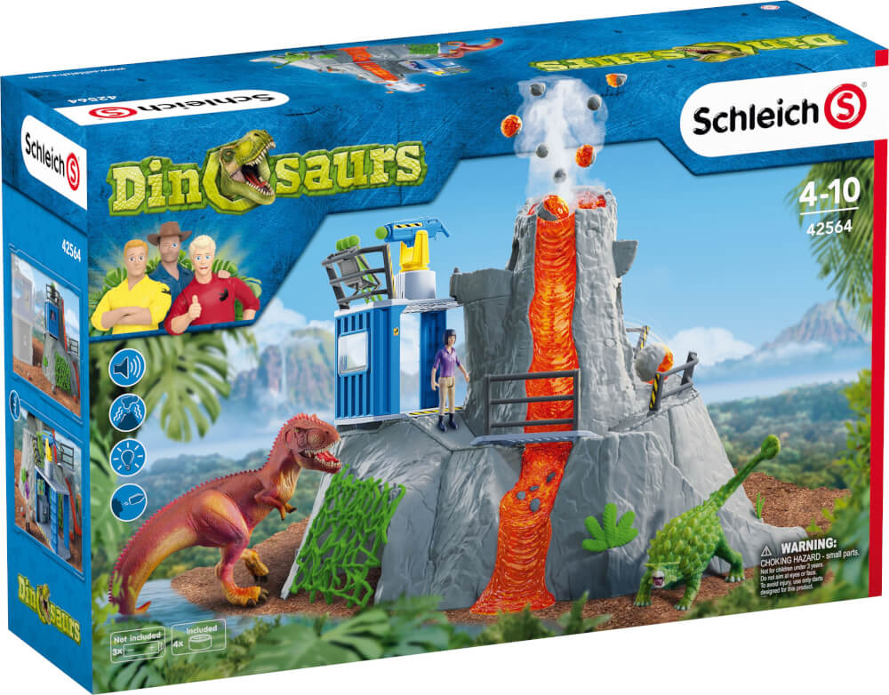 schleich® 42564 Dinosaurs Große Vulkan-Expedition