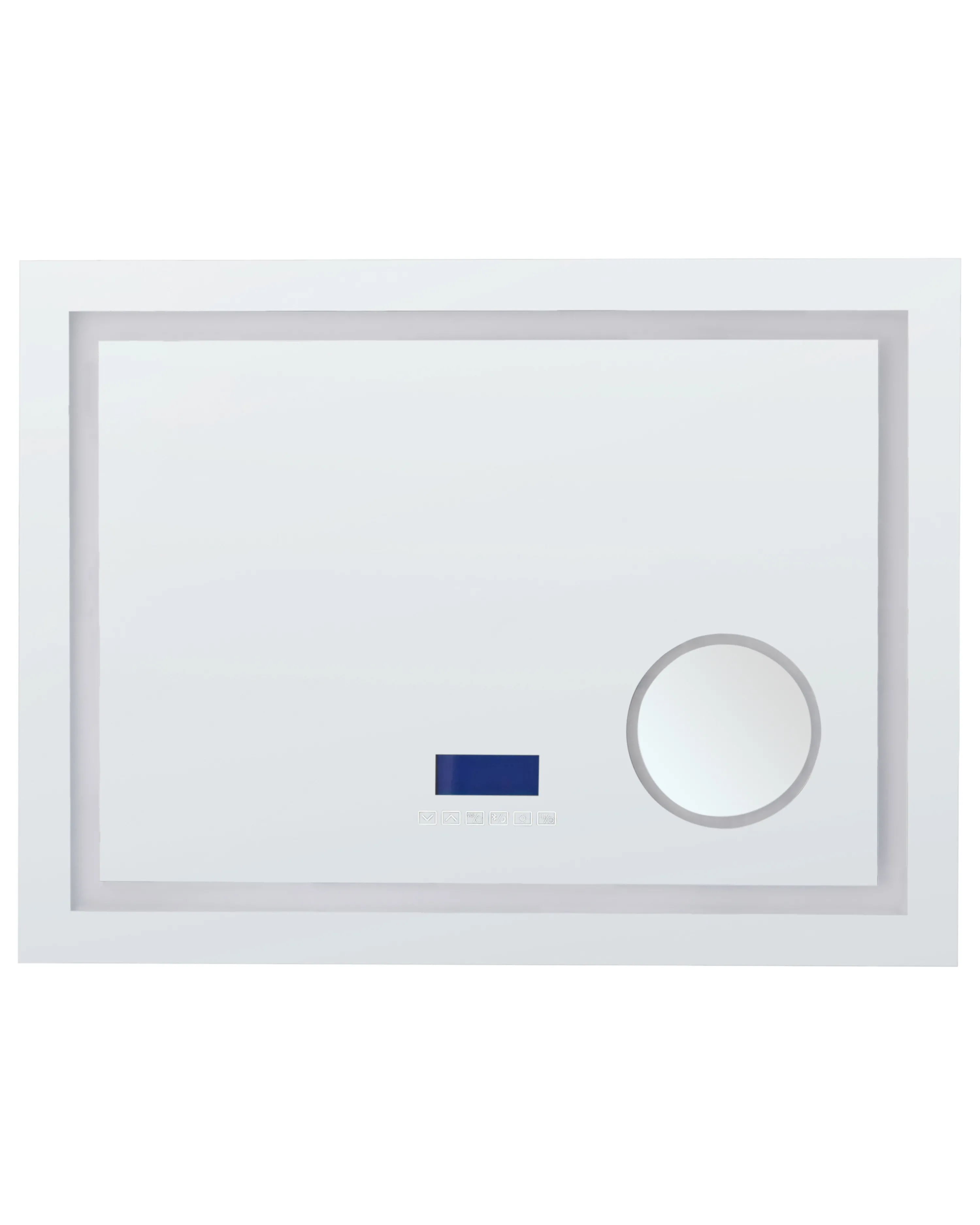 LED badkamerspiegel THAIX 80 cm 60 cm Zilver