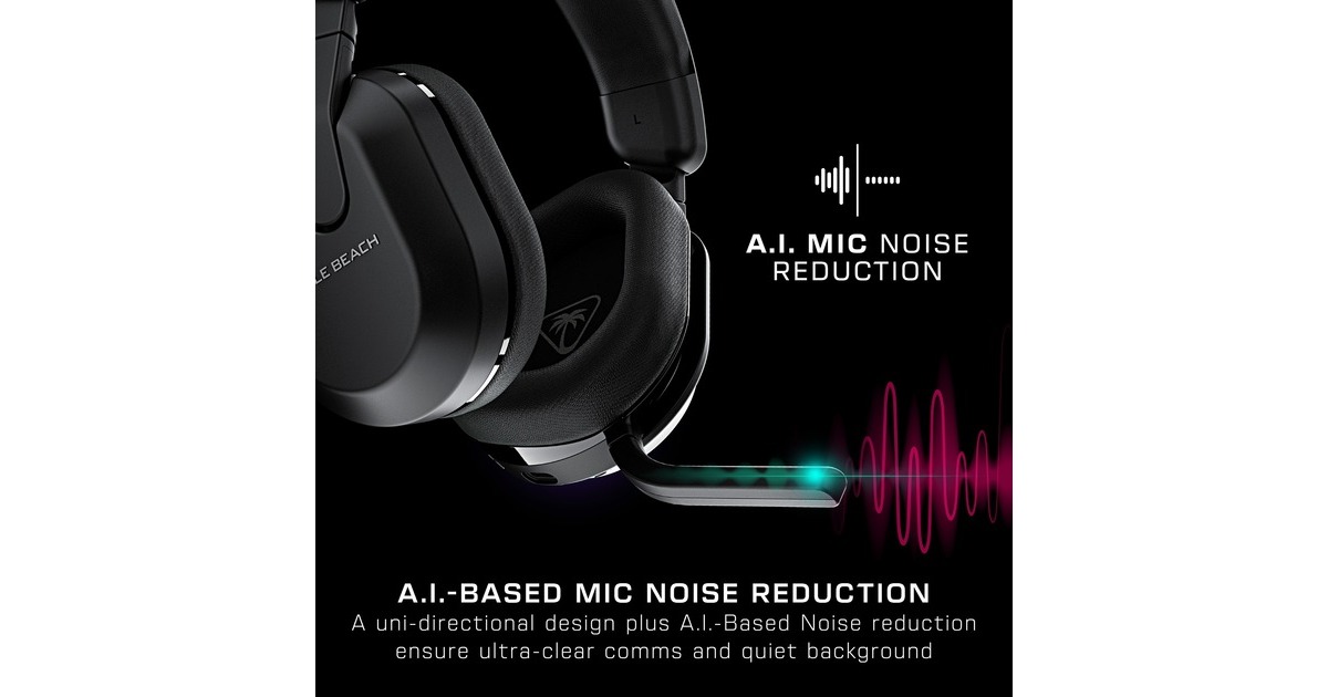 Turtle BeachStealth 600 Gen3 Wireless Multiplatform  over-ear gaming headset  (Zwart, PC, Bluetooth / 2,4GHz)