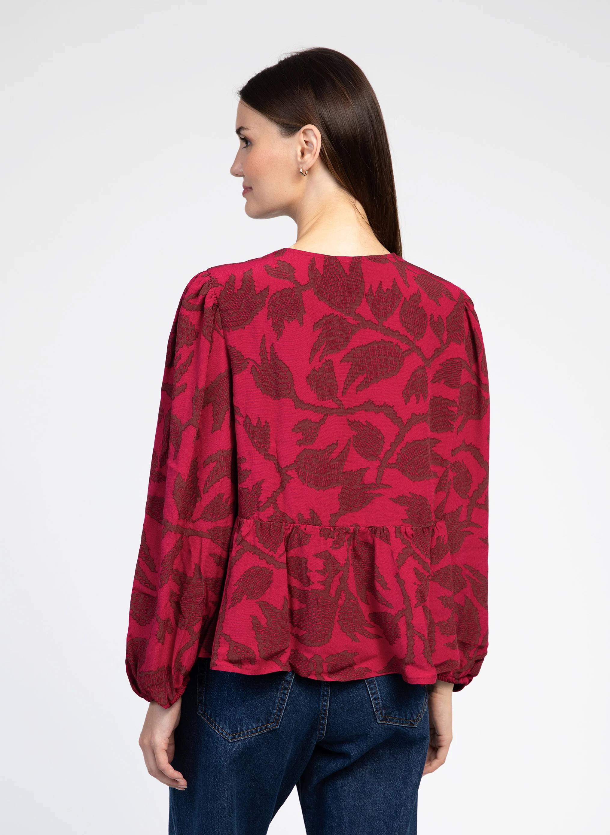 KAVELY - Blouse droite imprimée |