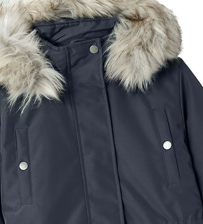Name It Vinterjakke - NOOS - NkfMilla Parka - Dark Sapphire