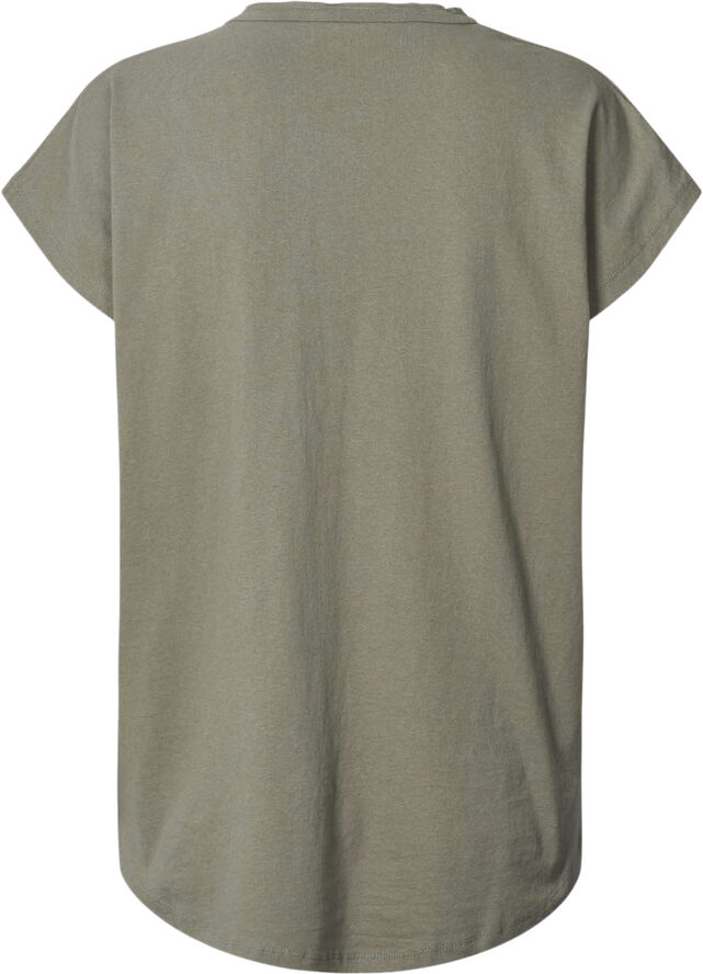 Rabens Saloner Vintage cotton cap sleeve top - Bla Moon
