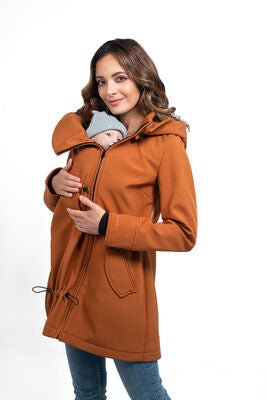 Wombat Softshell Bærejakke, Caramel