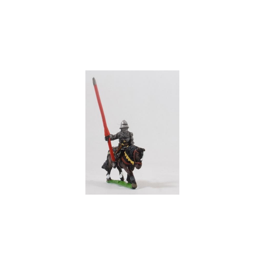 Polish 1350-1480: Mounted Knight 1400-1480 in Plate Armour, shieldless