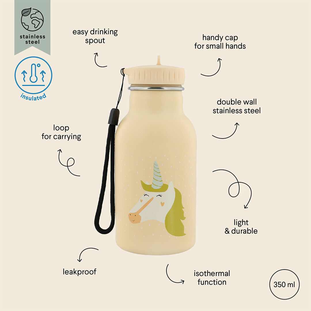 Trixie rvs thermosfles mrs. unicorn - 350 ml